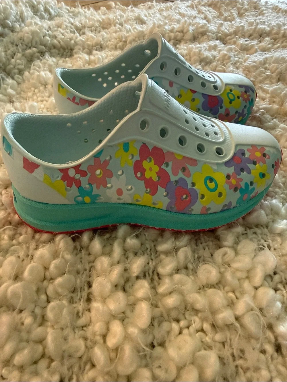 Native Kids Floral Robbie Sugarlite Shoes